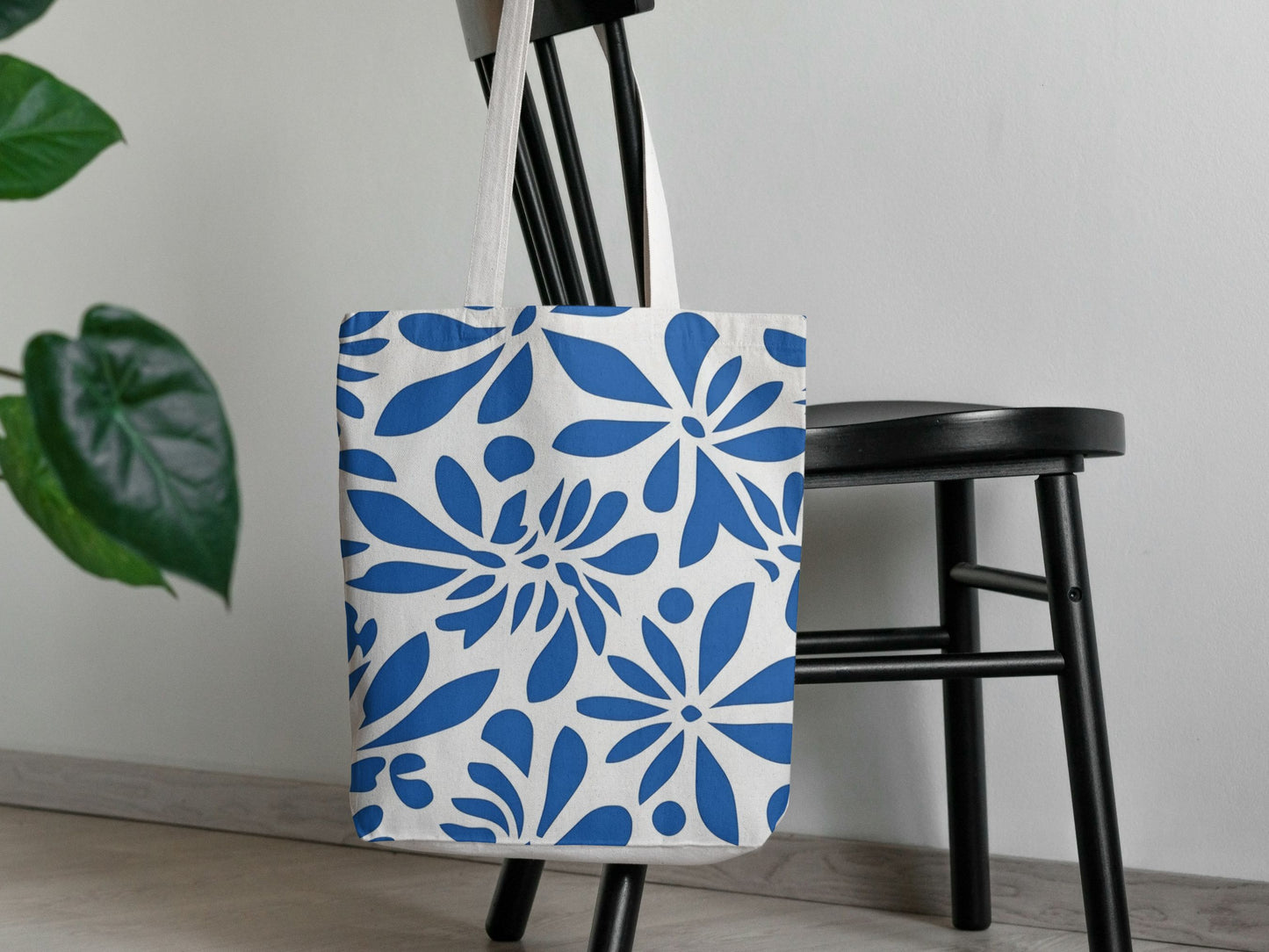 Artistic floral silhouettes