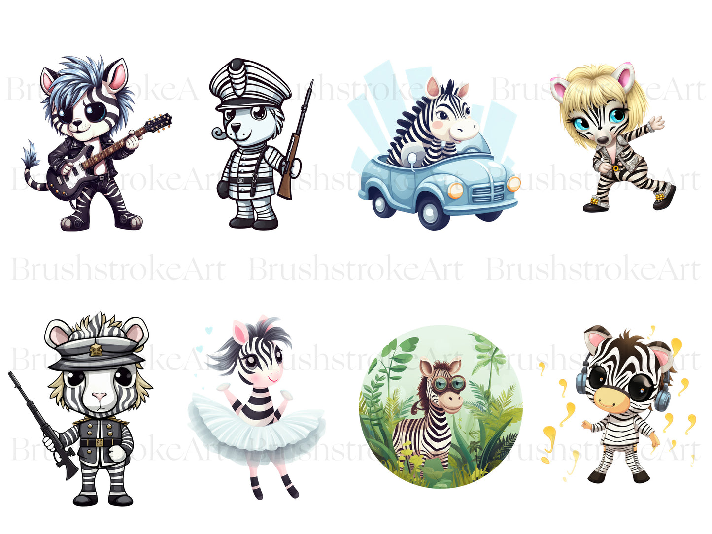 Baby Zebra Clipart