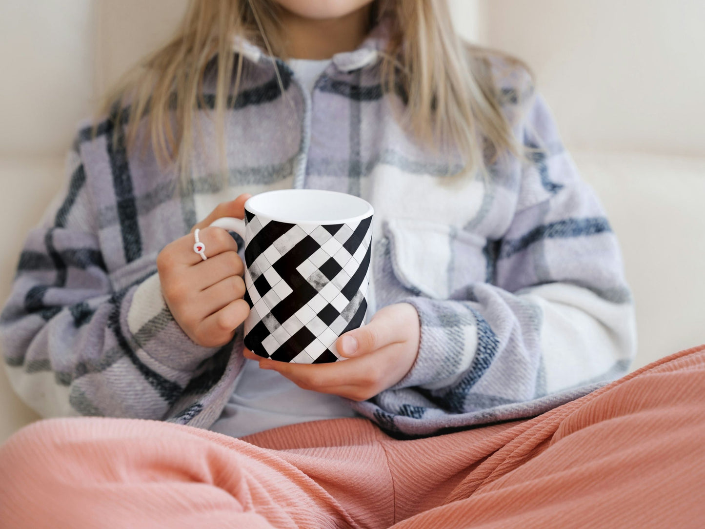 Black checkered pattern