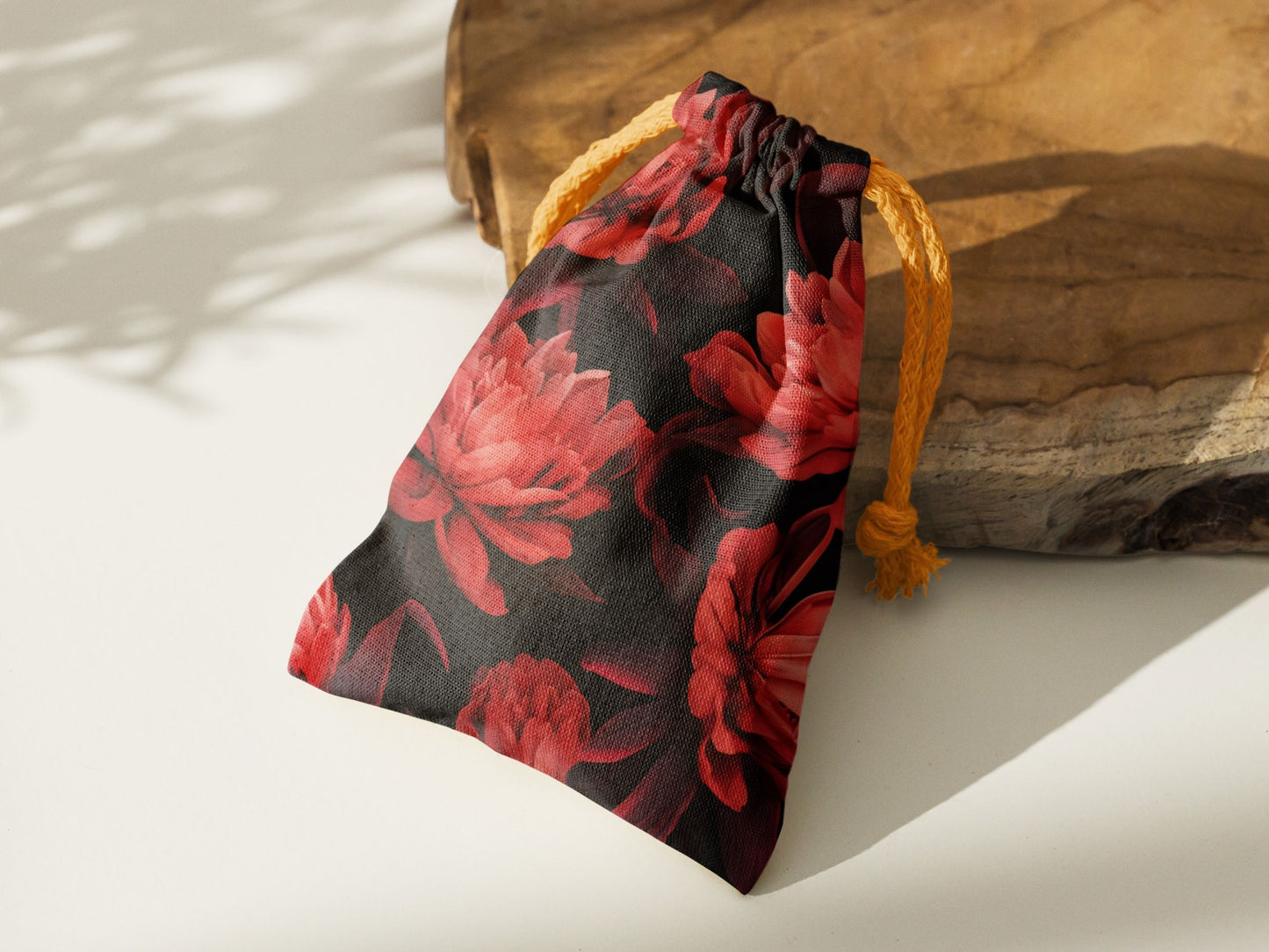 Blooming pink peonies motifs