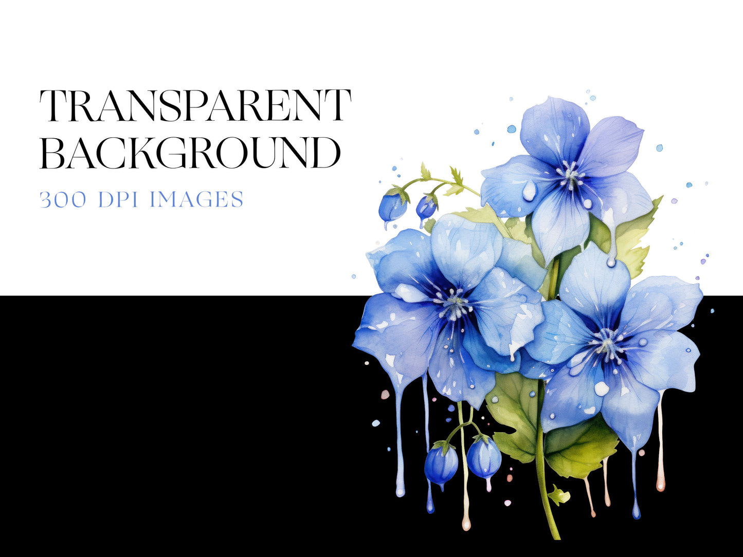 Blue Flower PNG