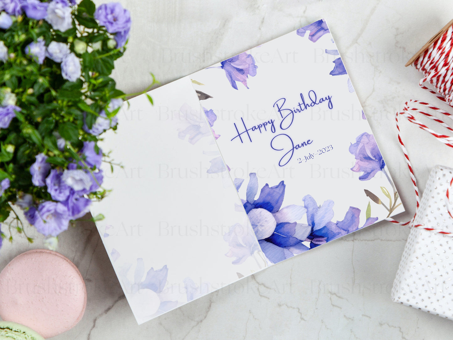 Blue flower