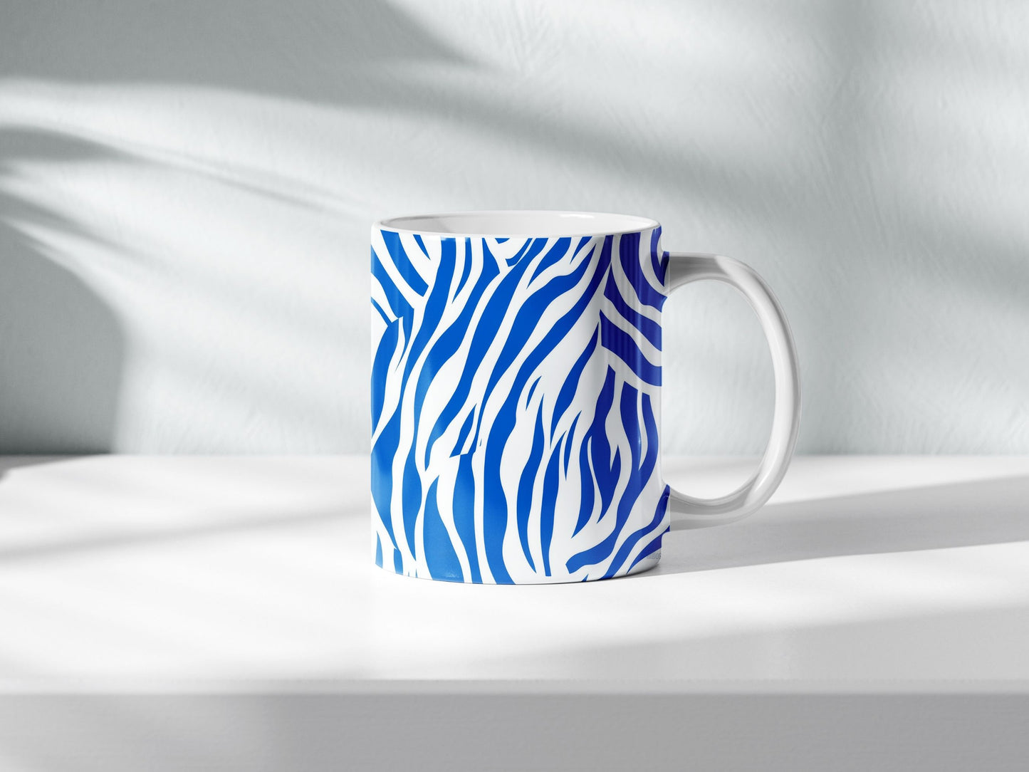 Blue zebra stripes