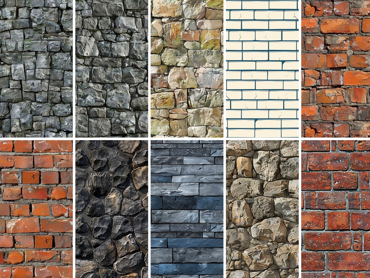 Brick wall texture