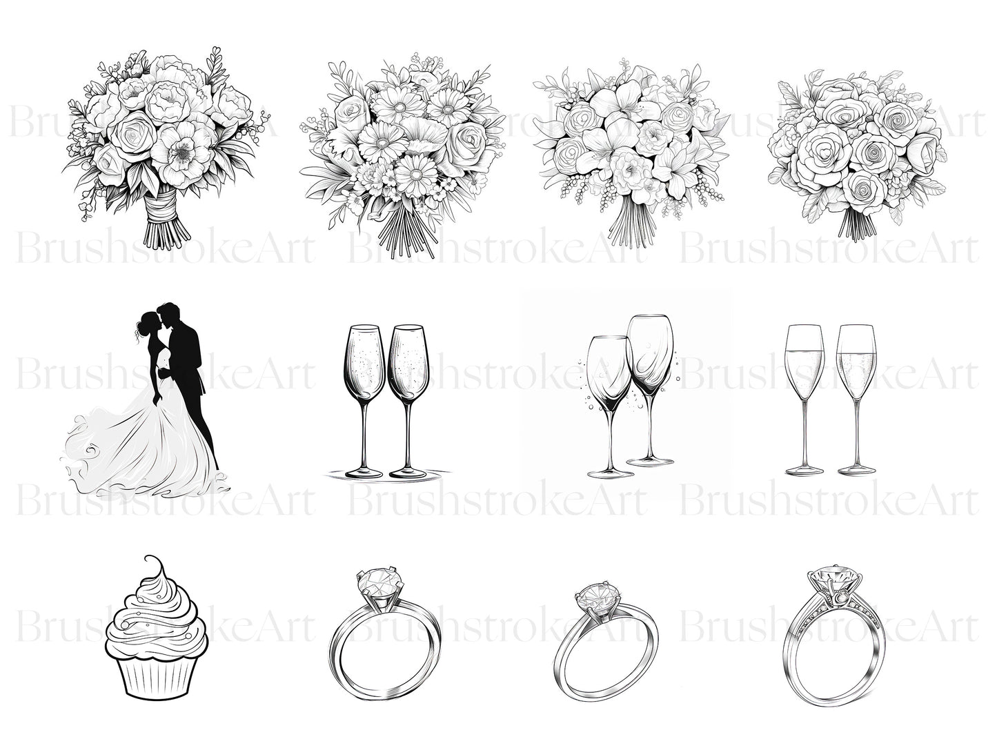 Bride Groom Svg
