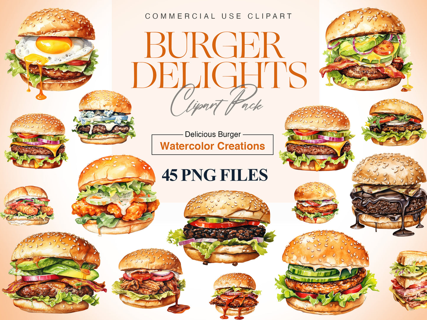Burger Clipart