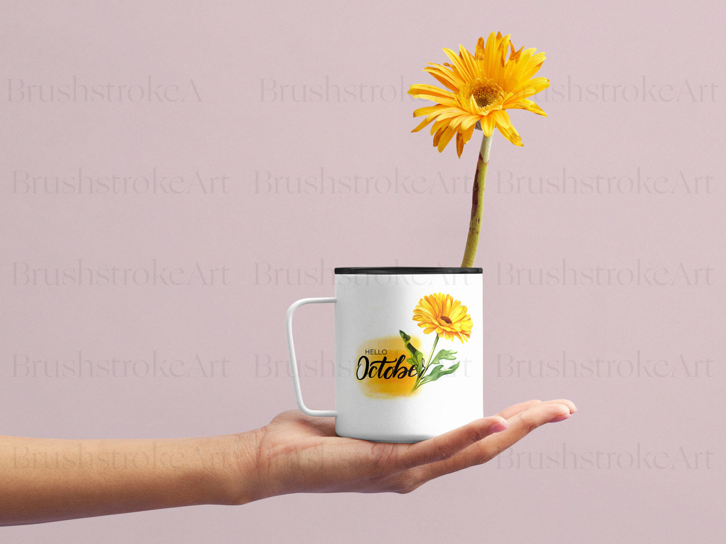 Calendula watercolor