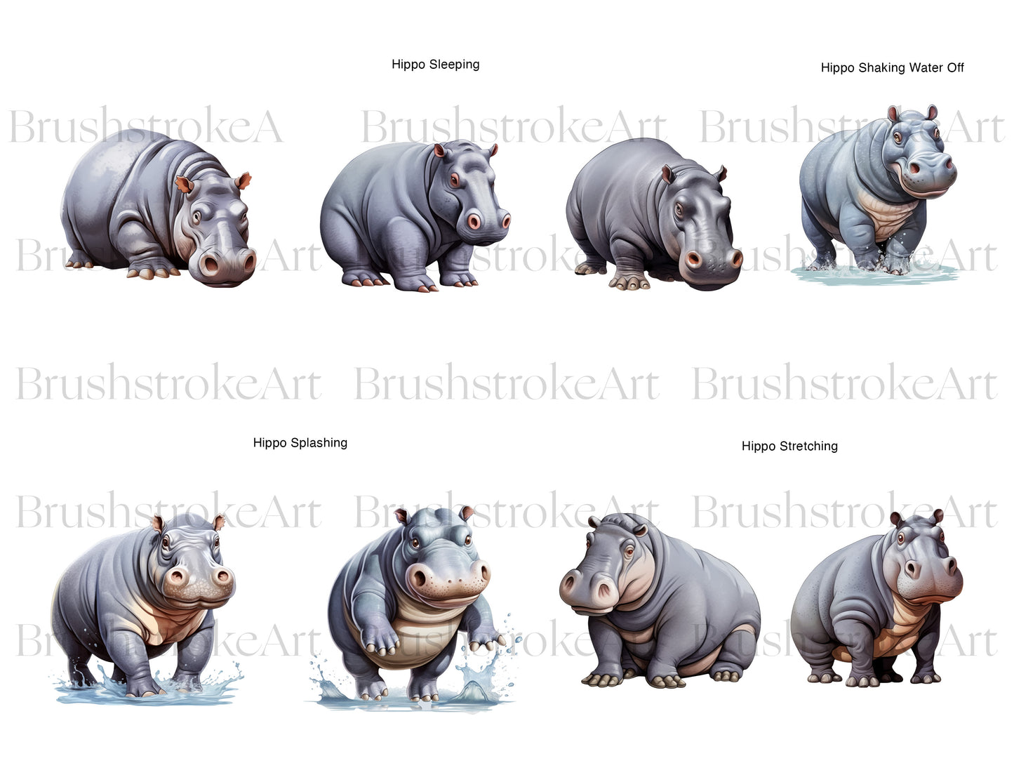 Cartoon Hippo