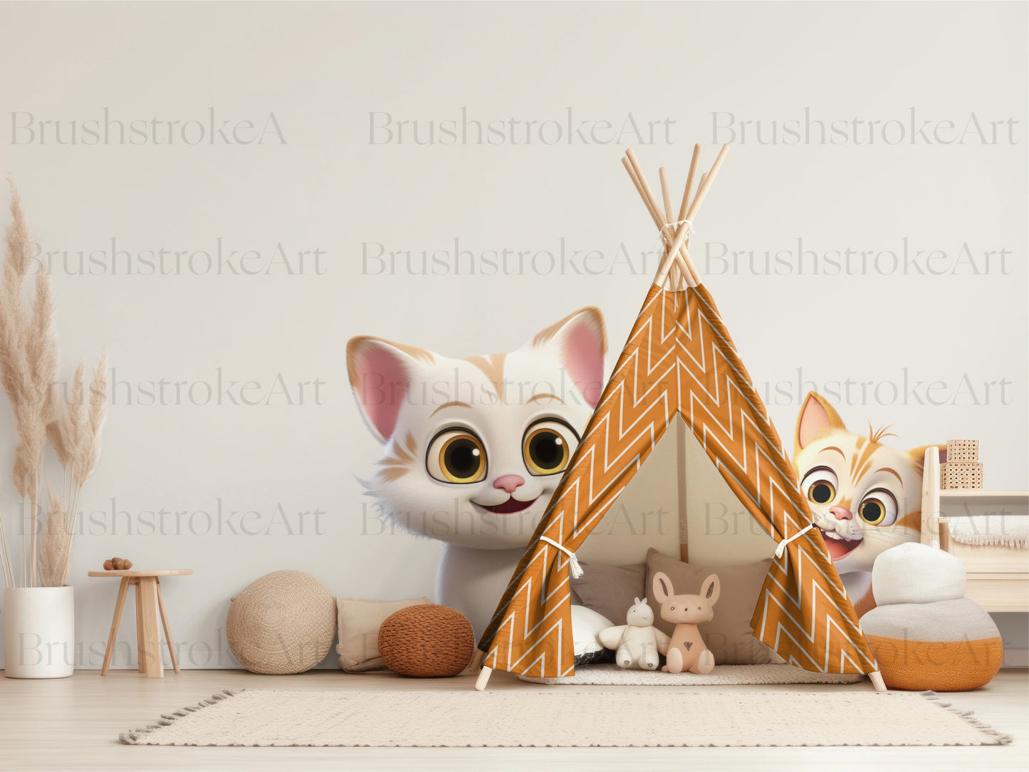 Cat Nursery Wall Art