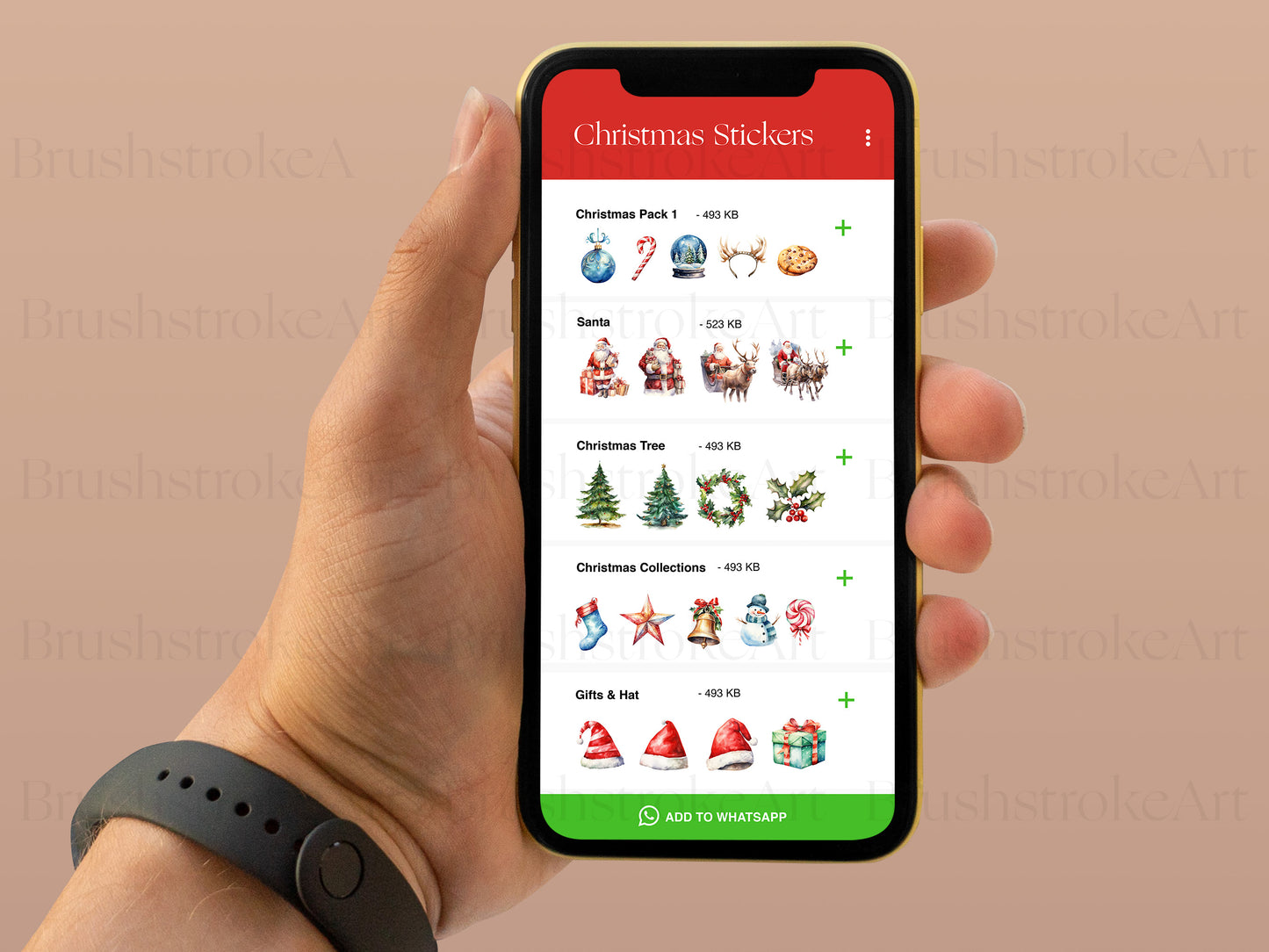 Christmas stickers