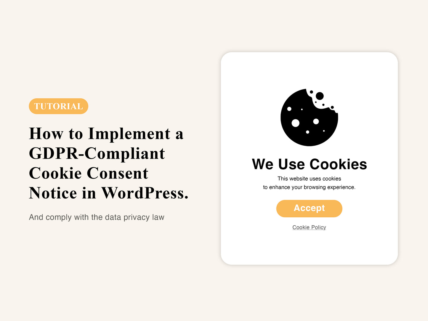 Cookie consent icon SVG