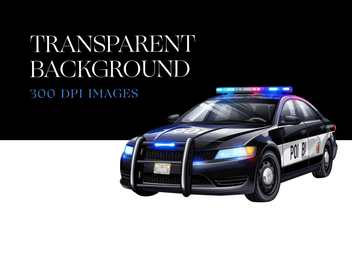 Cop Car PNG