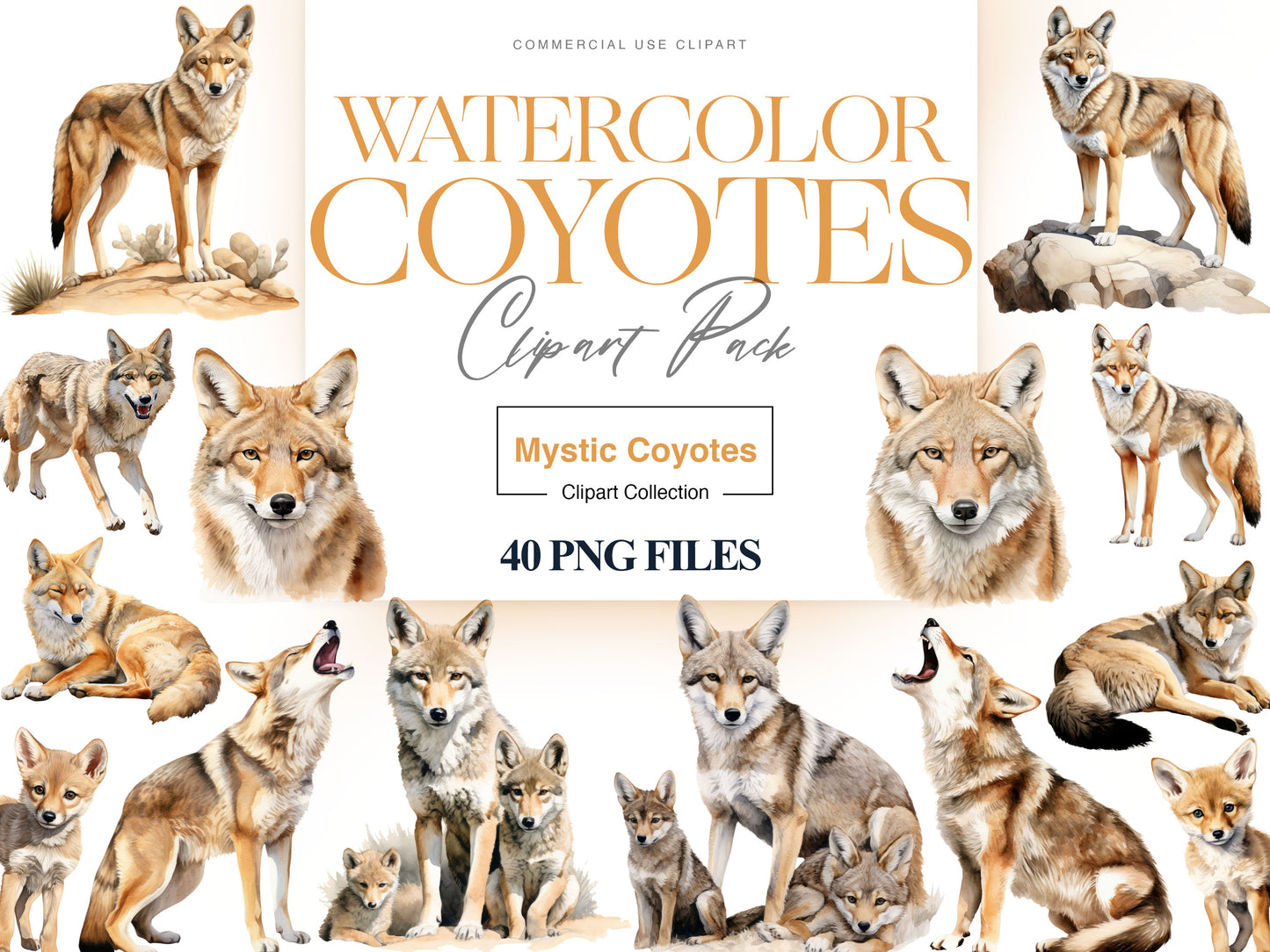 Coyote Clipart