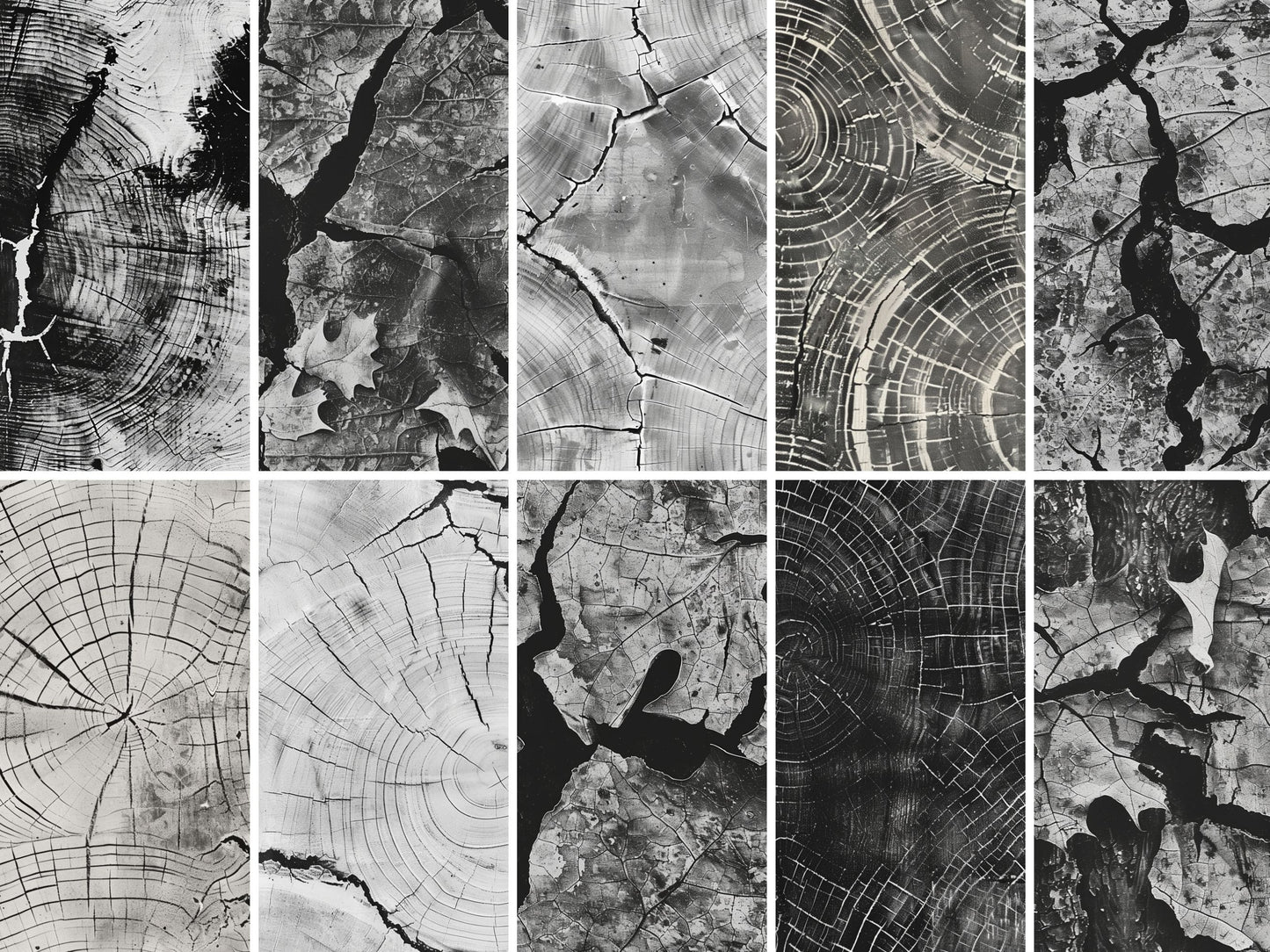 Cracked wood
