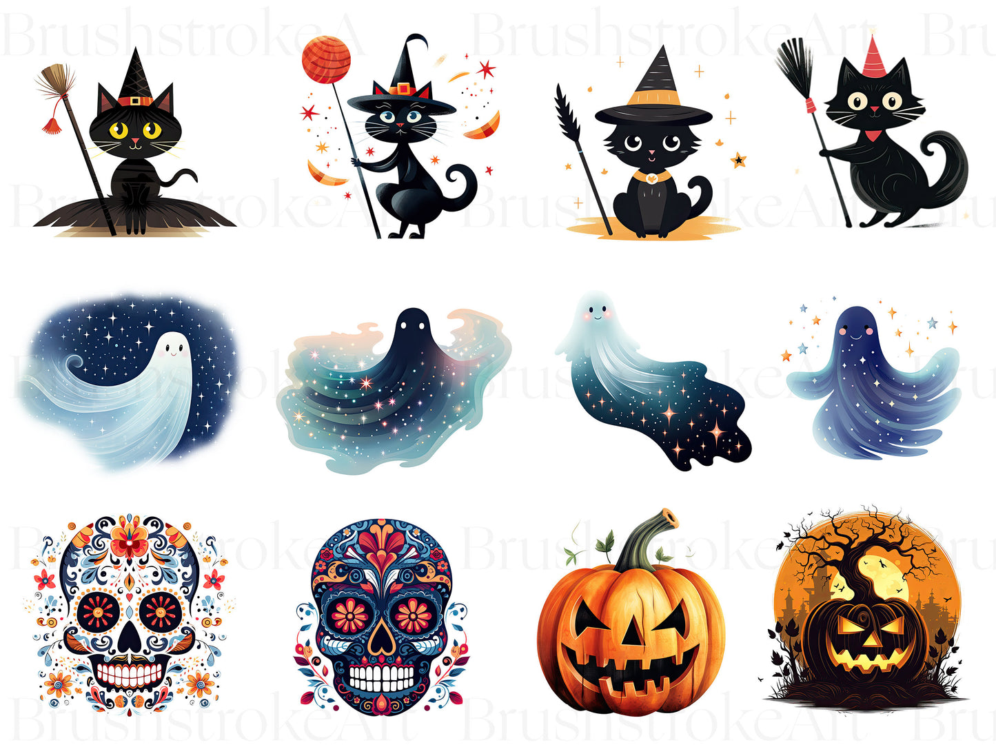 Creepy Black Cat