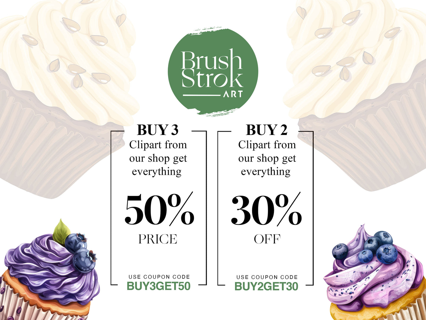 Cup cake Illustration