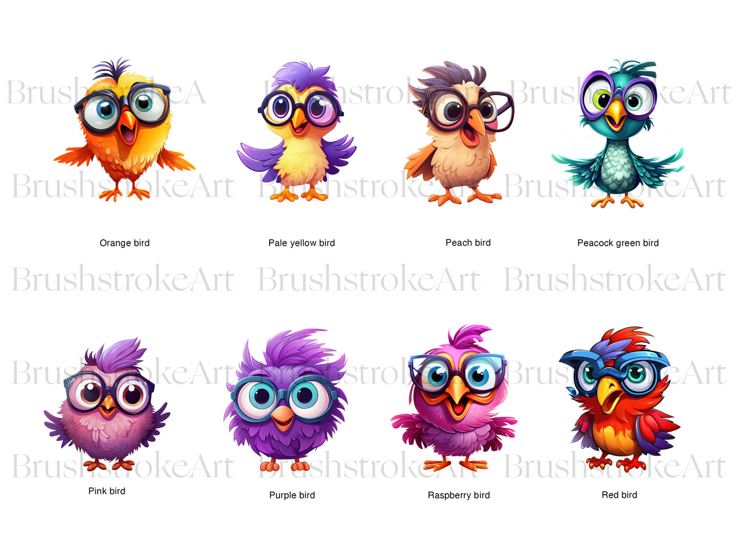 Cute Birds Clipart