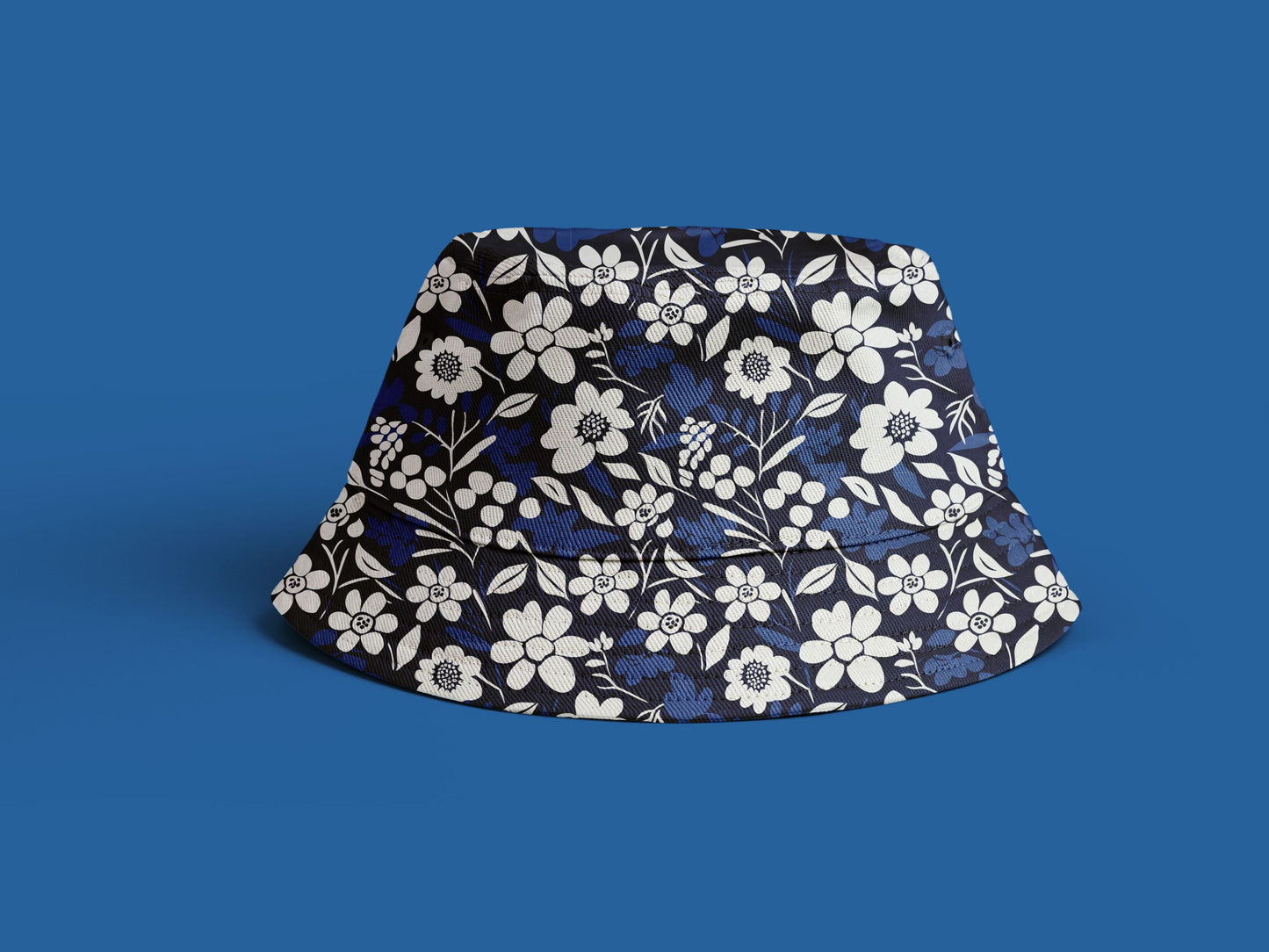 Decorative blue flowers