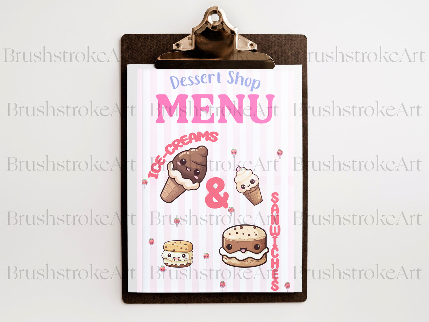 Dessert Menu