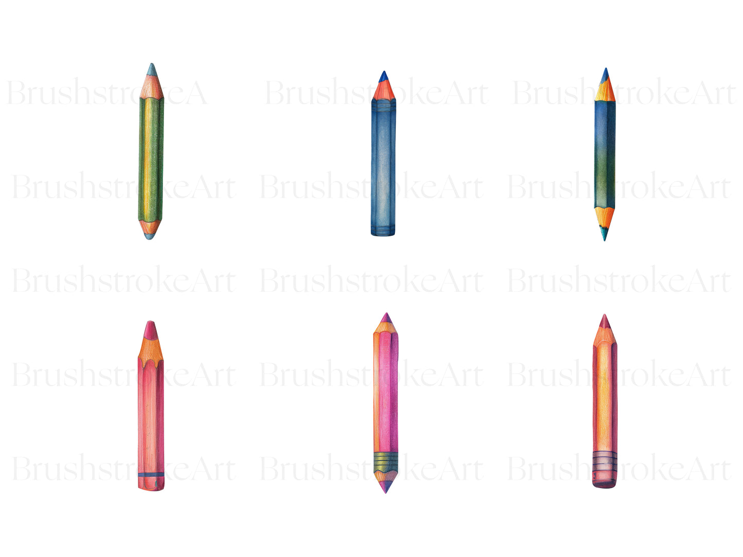 Color Pencil Clipart, Art Supplies, Colored Pencil PNG