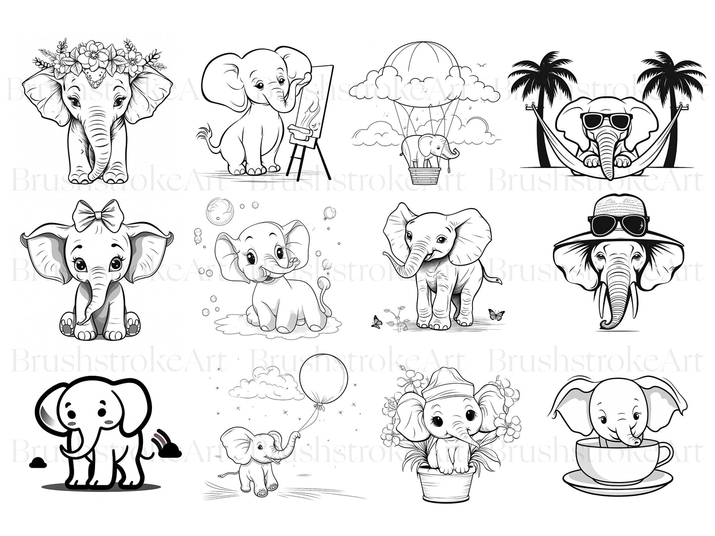 Elephant Silhouette