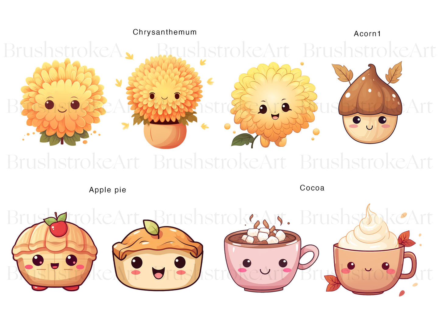 Fall Flower Clipart