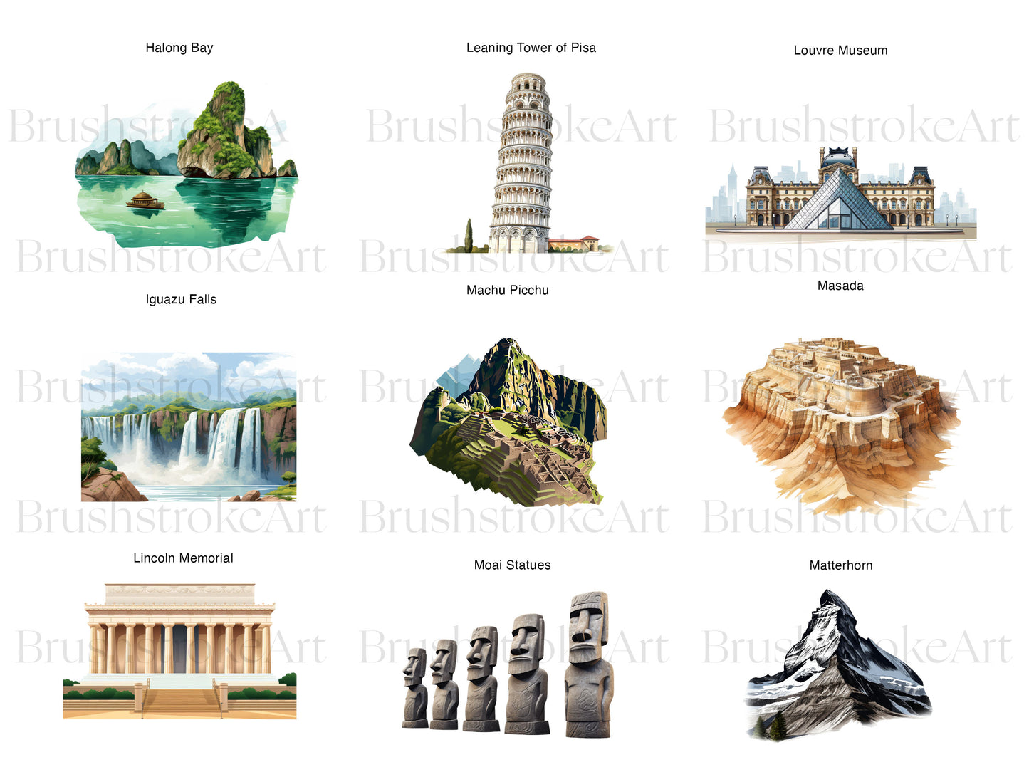 Famous Places Art