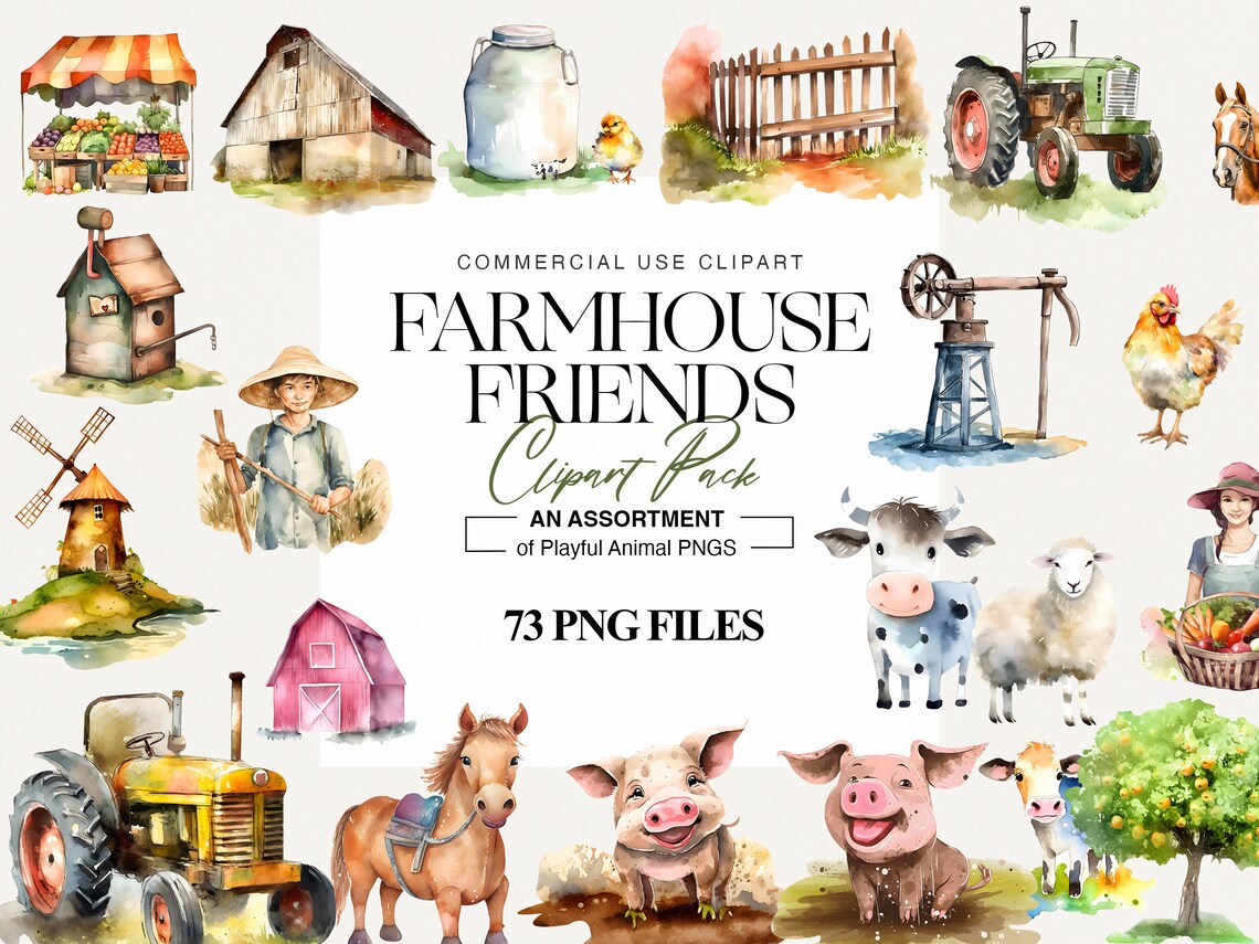 Farm House Clipart