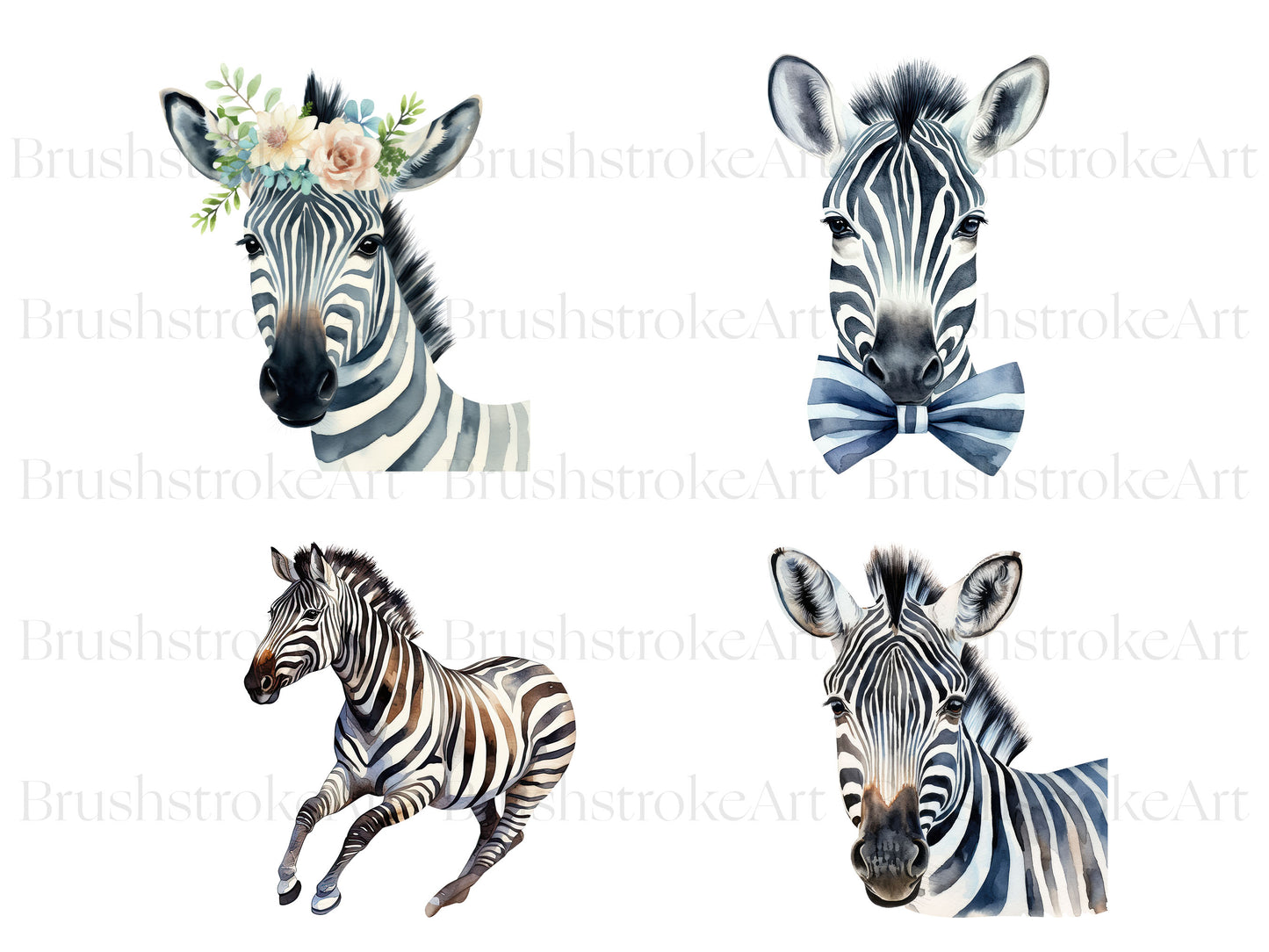 Floral Zebra