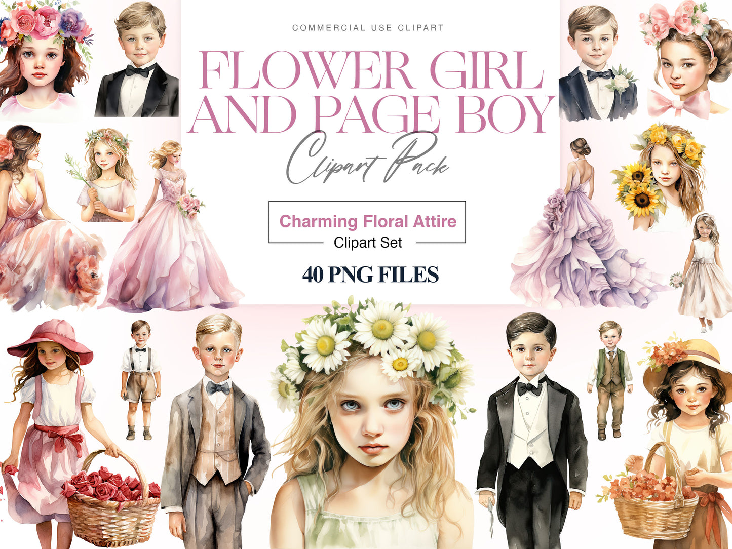 Flower Girl Clipart