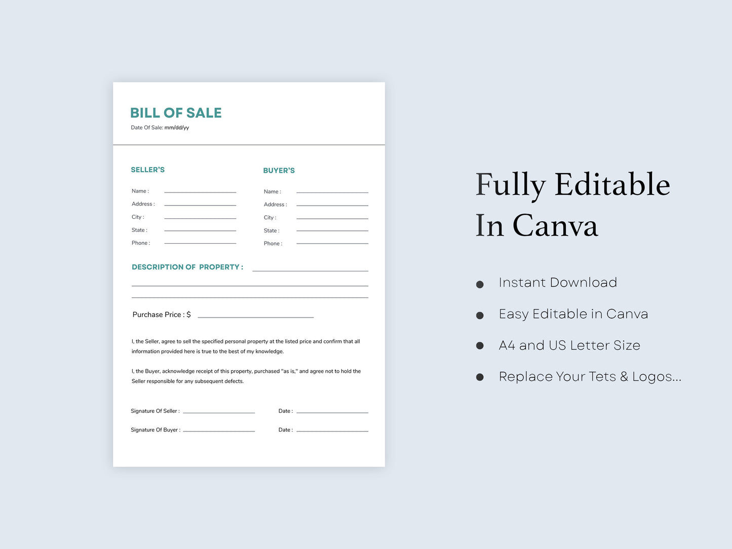 Form of Selling