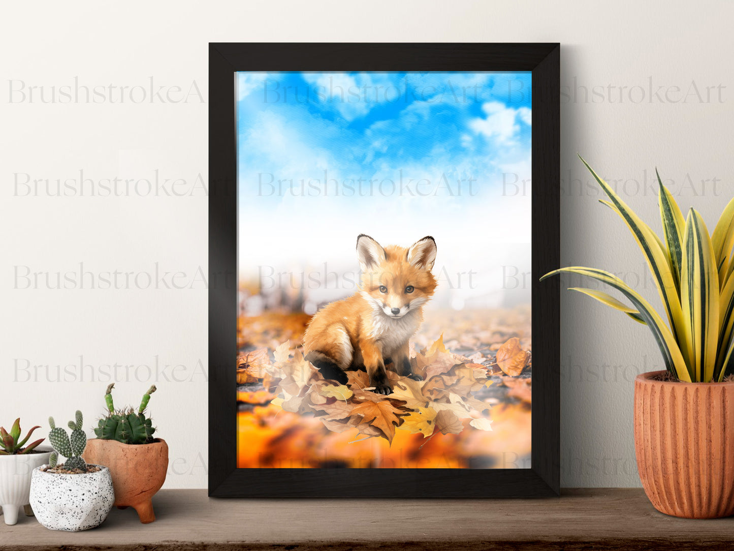 Fox Cub Print