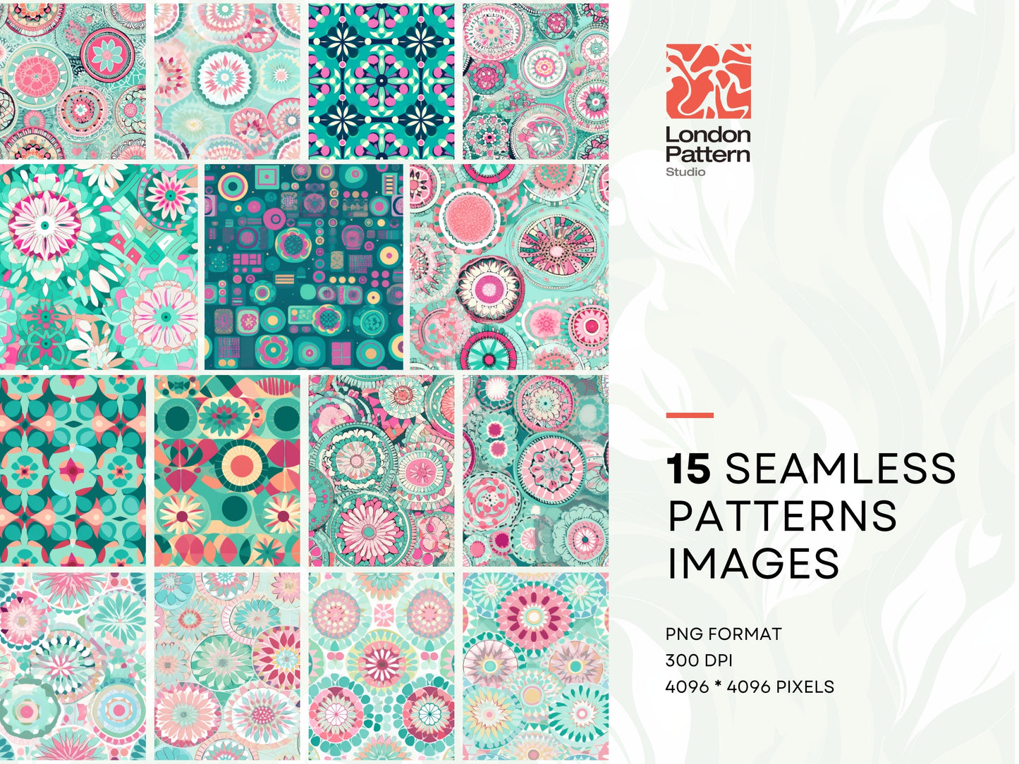Geometric shapes pattern