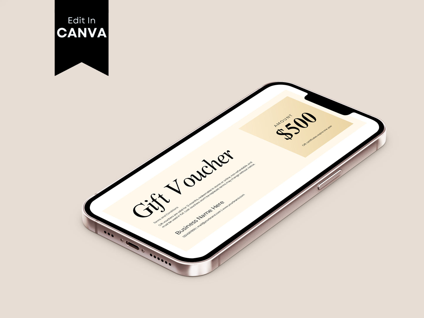 Gift Certificate Template