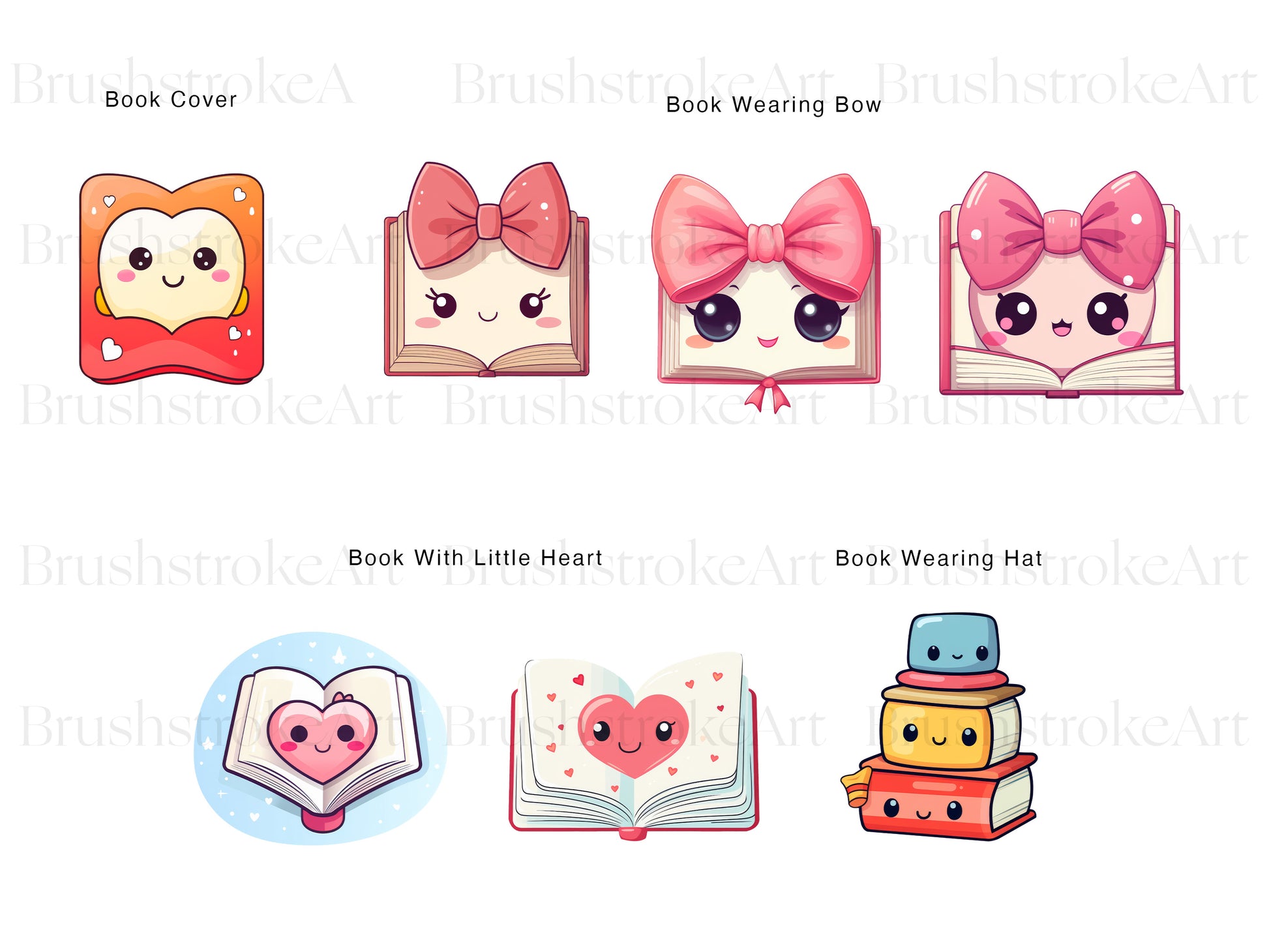 Girly Book Clipart