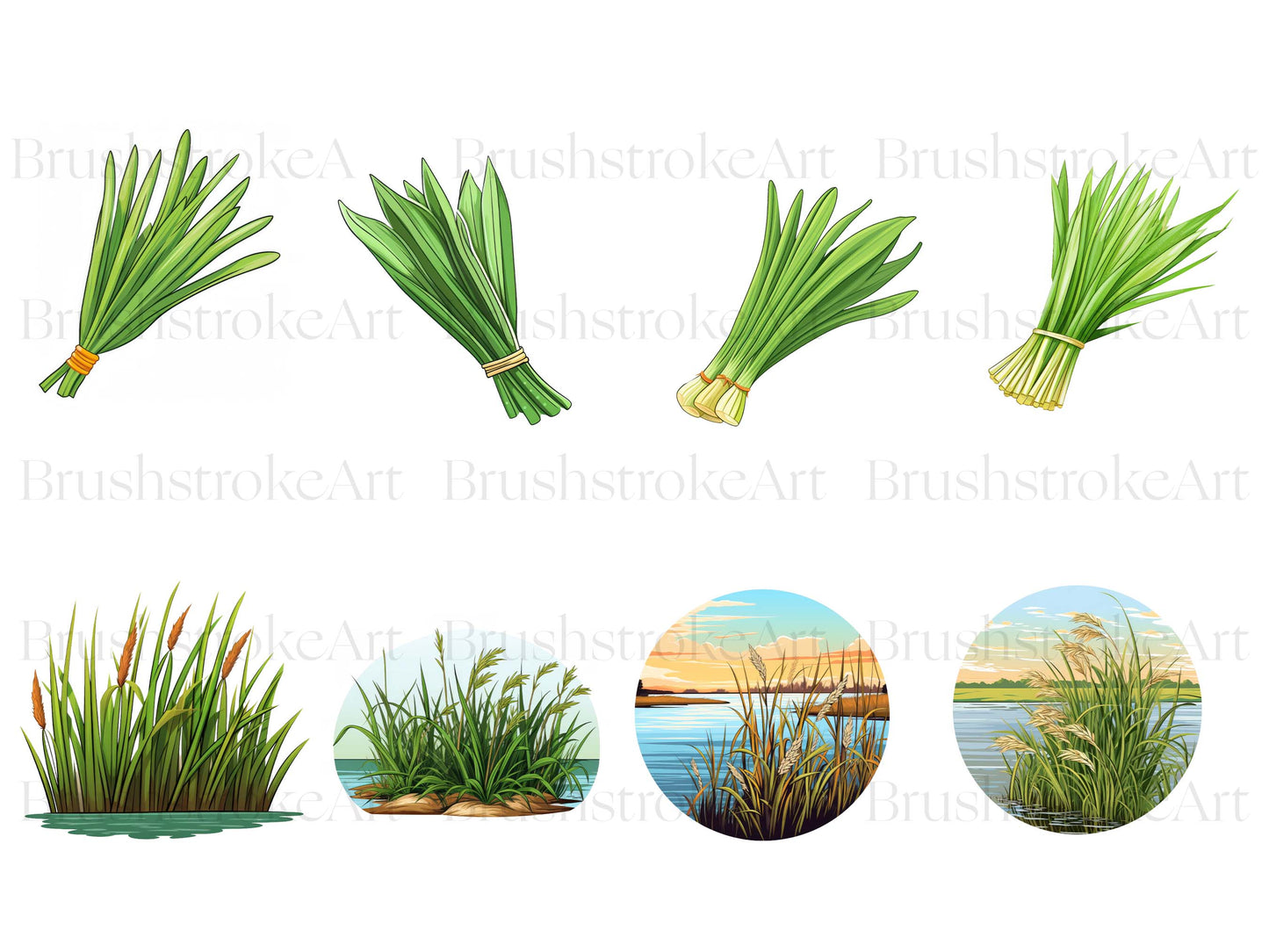 Grass Clipart, Nature, Green Grass PNG, Tufts of Grass PNG