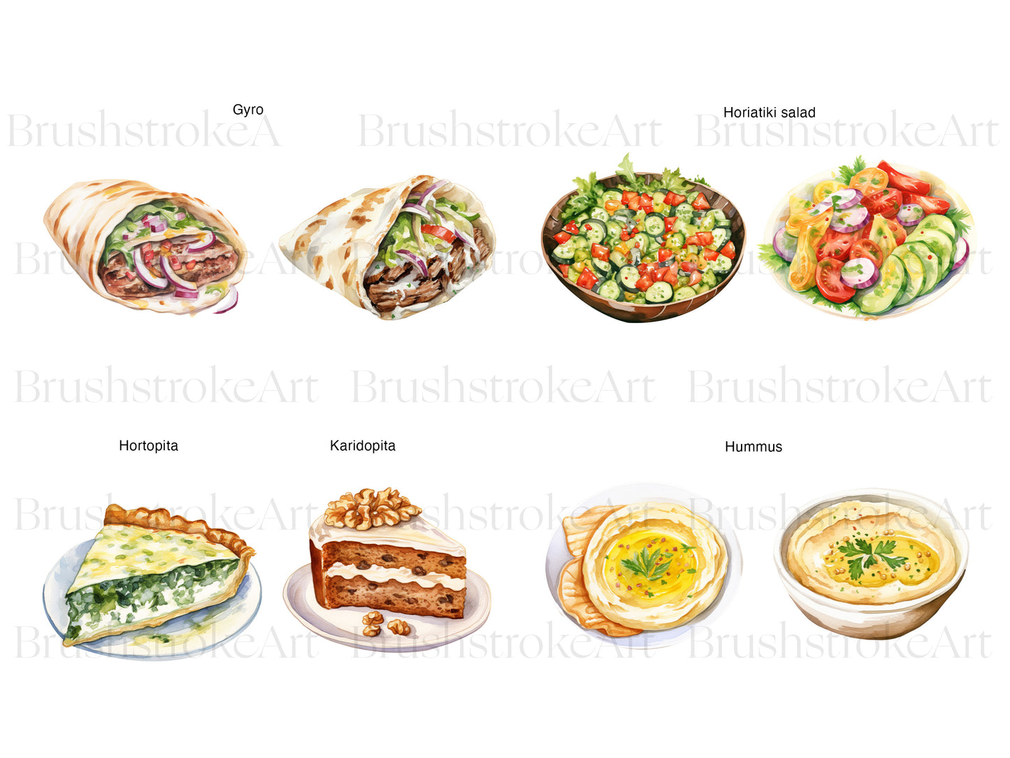 Greek Food Art