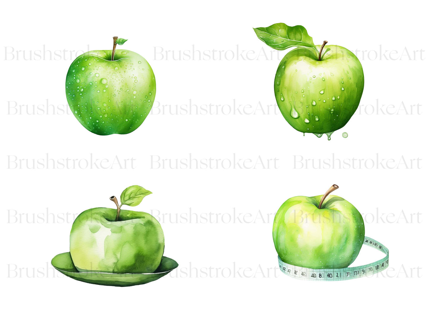 Green Apple Stickers