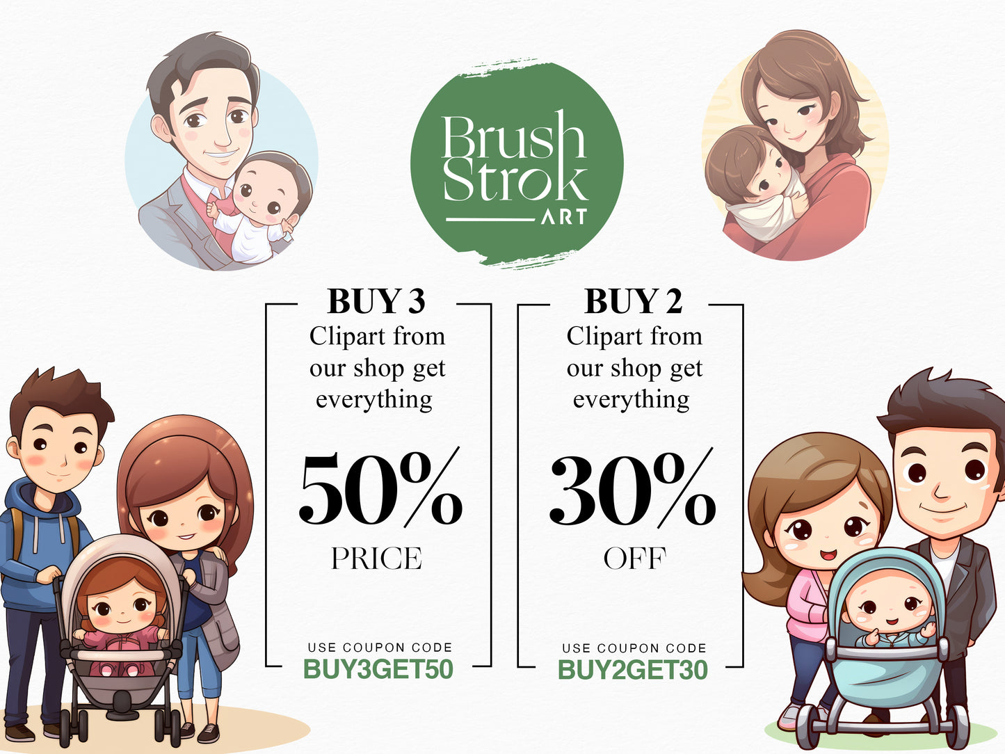 Happy Family Clipart