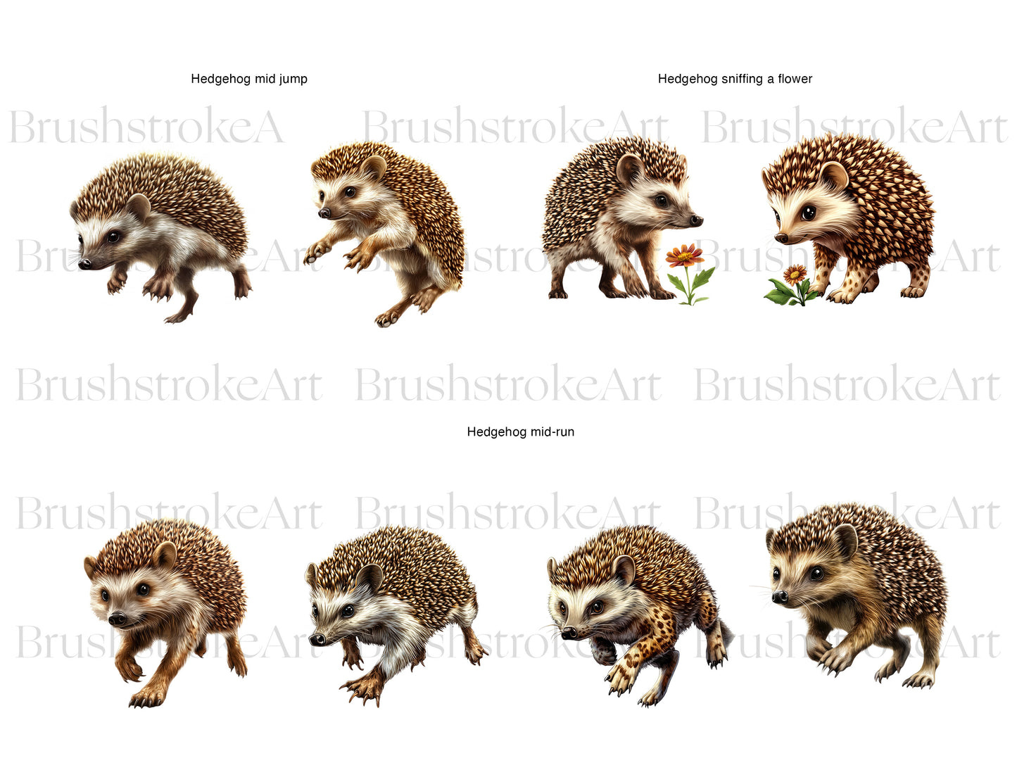 Hedgehog with Flower