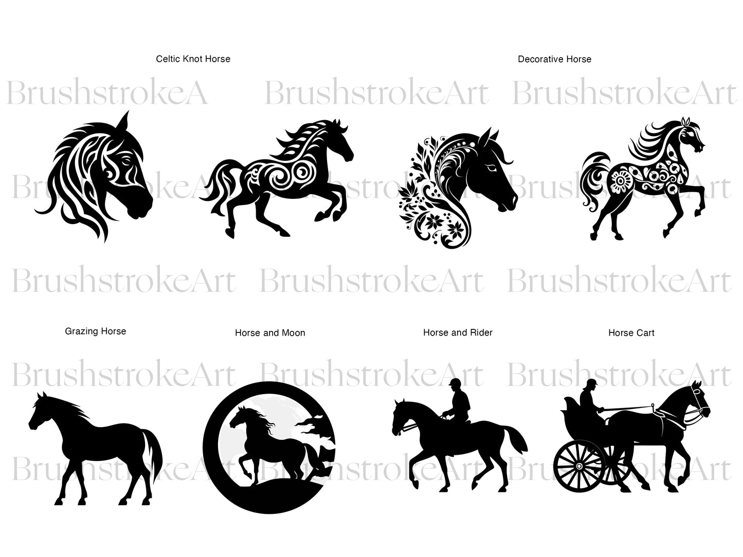 Horse Silhouette Clipart, Rodeo, Horse PNG, Running Horse