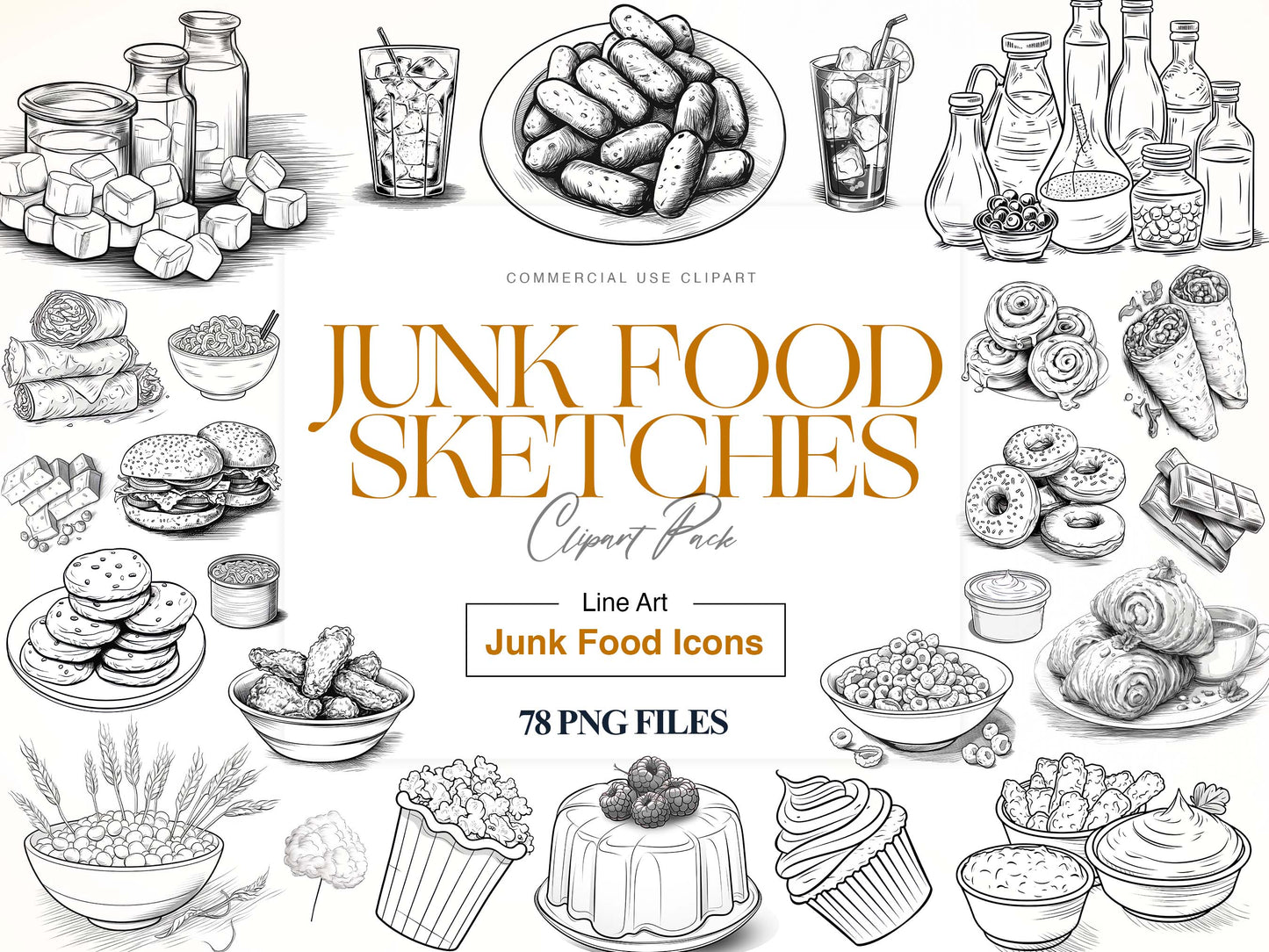 Junk Food Clipart