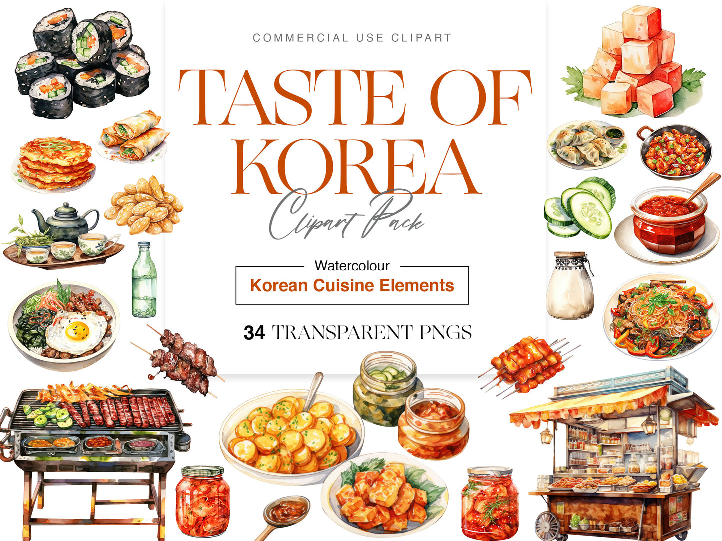 Korean Food Clipart