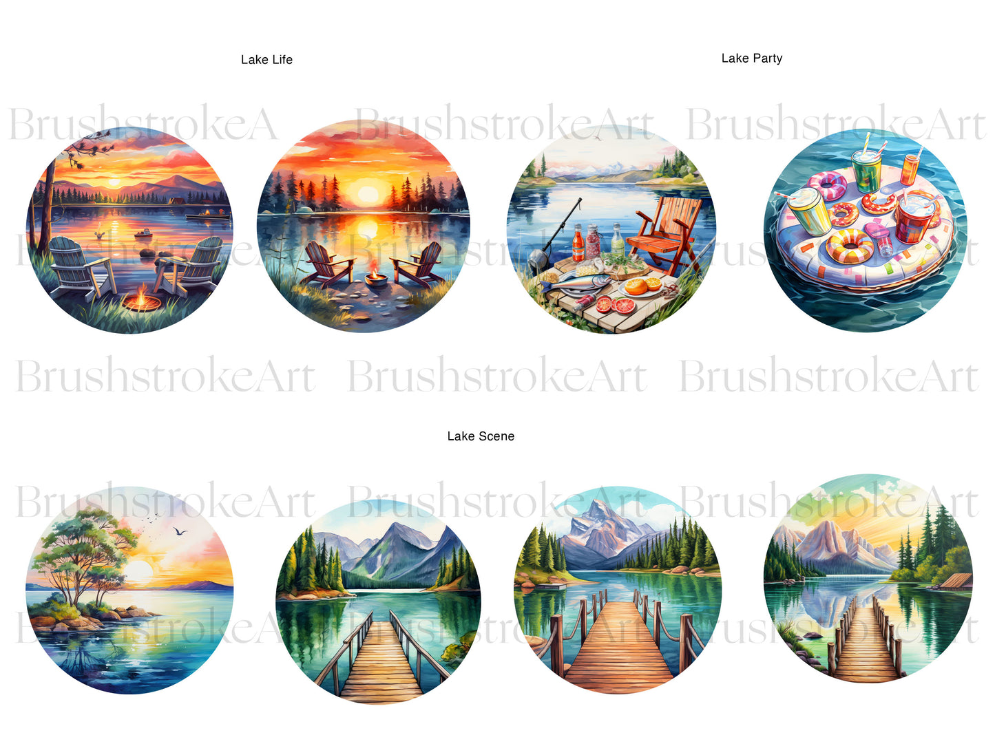 Lake Scenery PNG