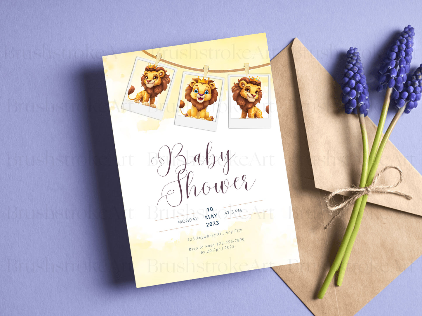 Lion Baby Shower