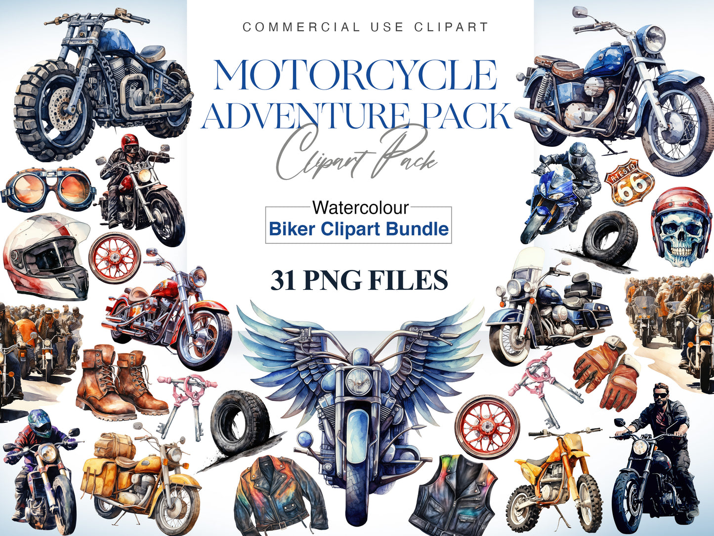 Motorbike Clipart