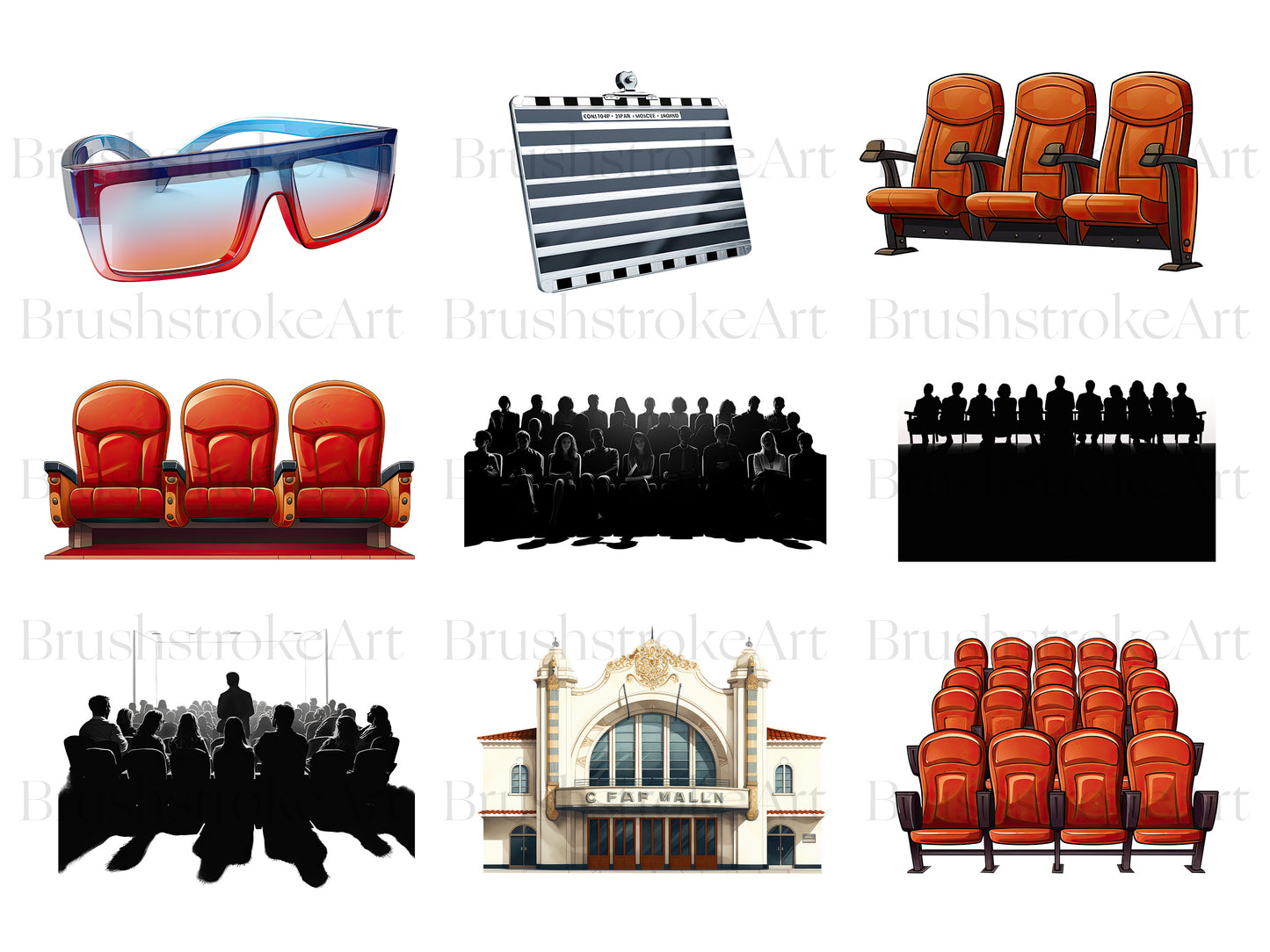 Movie Night Clipart