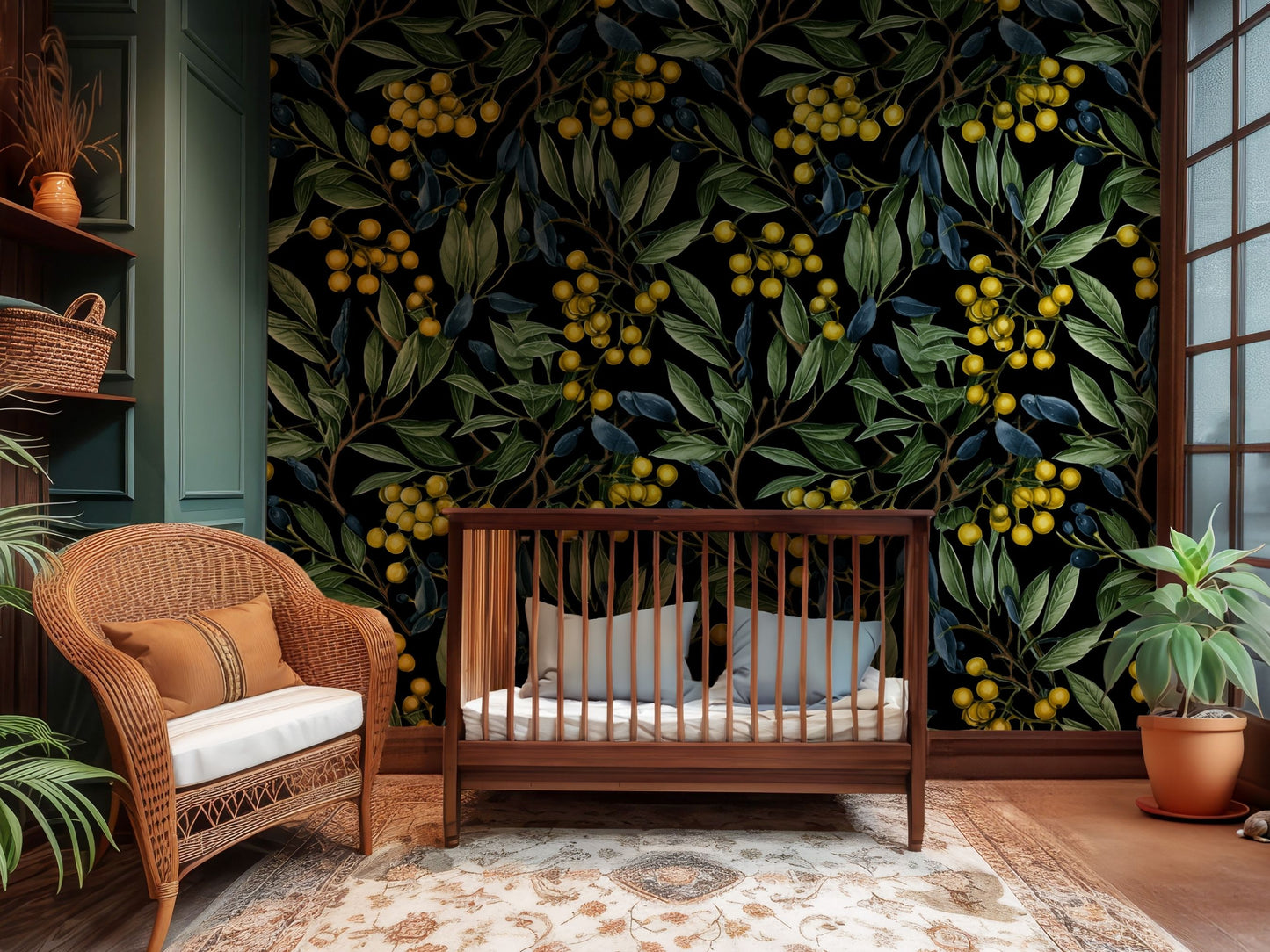 Nature themed fabric design