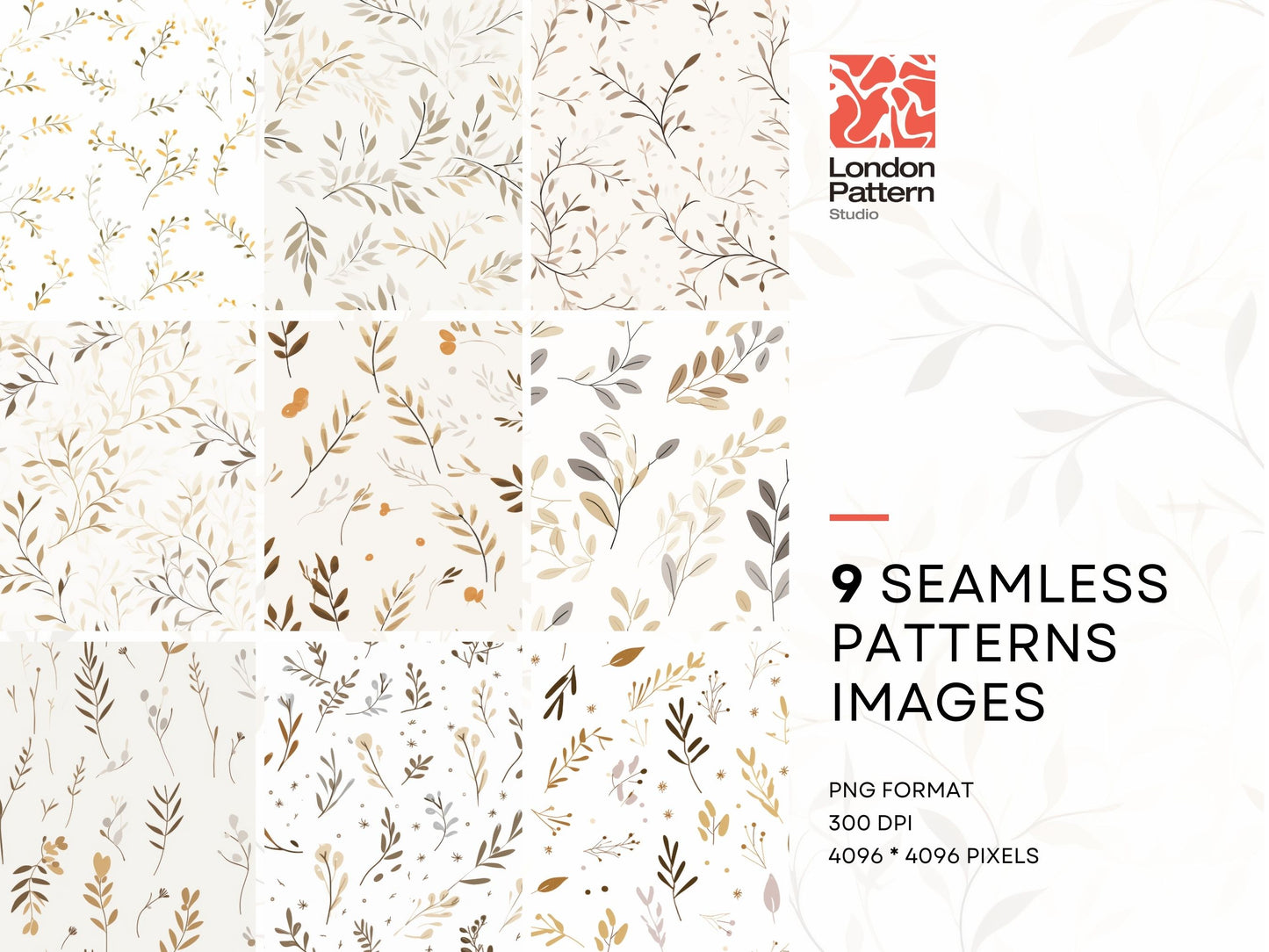Neutral tones pattern