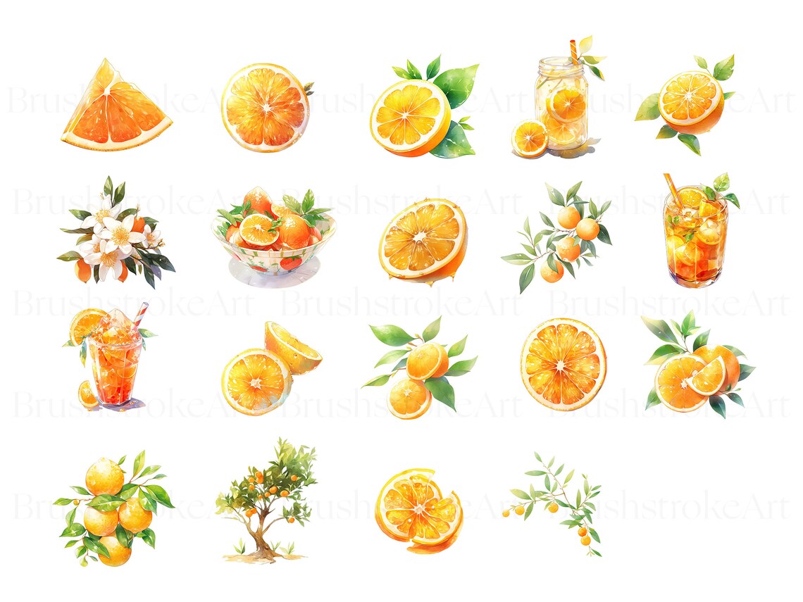 Orange Branches